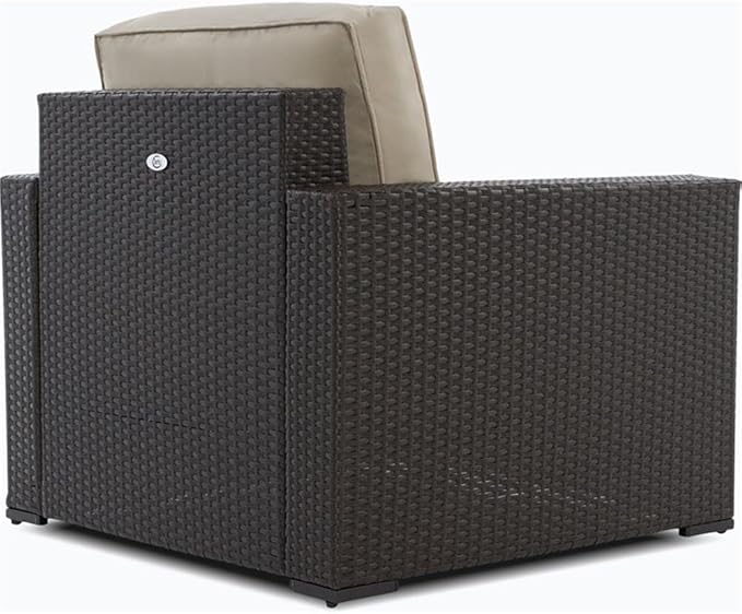 Serta Laguna Brown Resin Wicker Outdoor Patio Furniture Collection, Easy Assembly, Porch or Pool, Weather Resistant - Photo 10