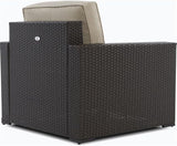 Serta Laguna Brown Resin Wicker Outdoor Patio Furniture Collection, Easy Assembly, Porch or Pool, Weather Resistant - Photo 10
