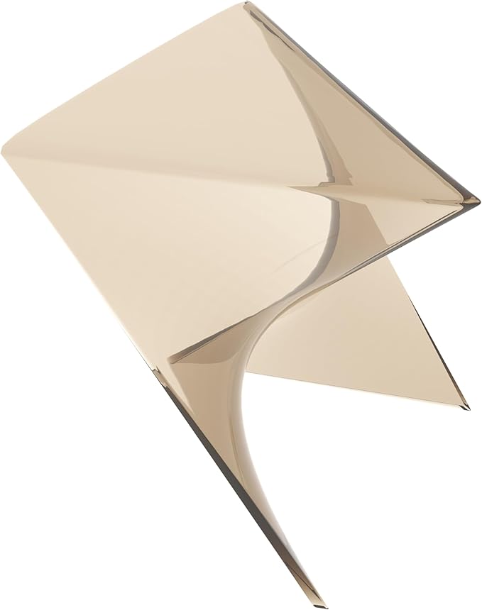 LeisureMod 15.75" Triangular Side Table, Stackable Plastic Accent End Table for Indoor & Outdoor Use - Photo 9