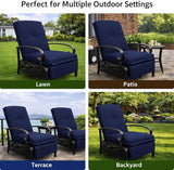 Kozyard Adjustable Outdoor Reclining Lounge Chair - Photo 7