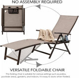 Kozyard Aluminum Outdoor Chaise Lounge Chair, Adjustable Reclining Patio Lounge with Drink Holder - Photo 5