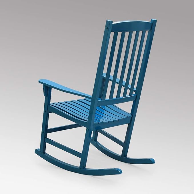 Cambridge Casual AMZ-130818-BLU Porch Rocking Chair, Blue