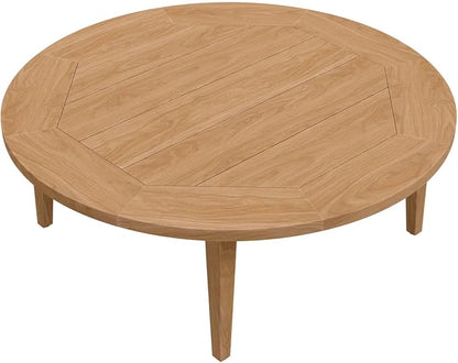 Modway Brisbane Teak Wood Coffee Table, Natural
