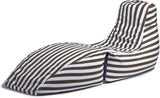 Jaxx Prado Outdoor Chaise Lounge, Taupe Stripes - Photo 1