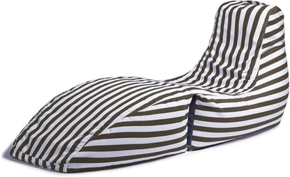 Jaxx Prado Outdoor Chaise Lounge, Taupe Stripes