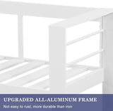 Wisteria Lane Patio Furniture Aluminum Loveseat, All-Weather Outdoor 2 Seats Sofa Couch - Photo 5