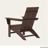 POLYWOOD Modern Adirondack Chair – All-Weather Outdoor Lawn Adirondack Chairs – HDPE - Photo 5