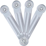 LC LICTOP Glider Bearing Arm Bracket Replacement, 4Pcs Silver, 6.9 Inch Length & 5.5 Inch Hole Center - Photo 1