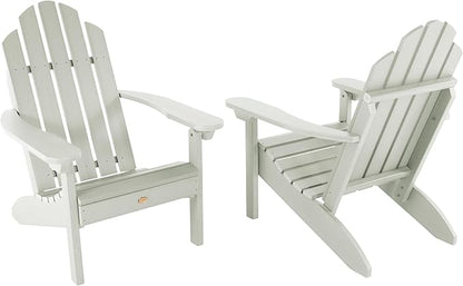 Highwood Classic Westport Adirondack Chairs, 2-Piece Set, Eucalyptus