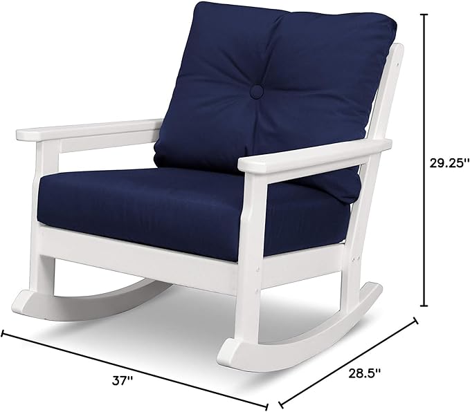 POLYWOOD Vineyard Deep Seating Rocking Chair - Photo 2