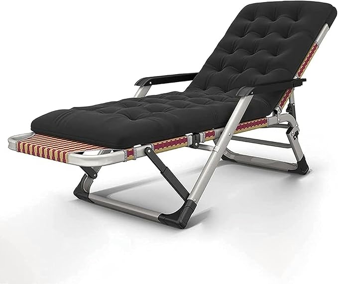 Lounge Chair Oversized Zero Gravity Recliner Chair Adjustable Camping Lawn Chair Padded Seat Folding Reclining for - Photo 1