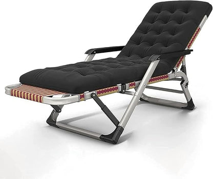 Lounge Chair Oversized Zero Gravity Recliner Chair Adjustable Camping Lawn Chair Padded Seat Folding Reclining for Outdoor Yard Beach Garden Pool Lawn Deck,Style