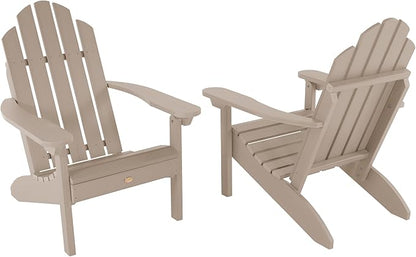 Highwood Classic Westport Adirondack Chairs, 2-Piece Set, Woodland Brown