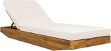 Christopher Knight Home Maril Acacia Wood Chaise Lounge Chair Outdoor, Adjustable Backrest Sun Lounger Recliner - Photo 4