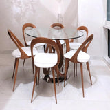 Dulles Glass 24 inch Round Glass Table Top - Tempered - 3/8" Thick Glass Surface, Safe Flat Polished - Photo 6