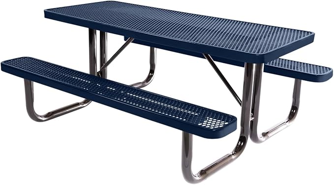 COATEDOUTDOORFURNITURE Heavy-Duty Portable Outdoor Picnic Table - Photo 1