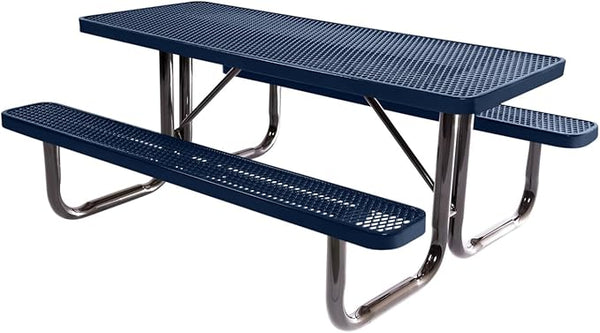 COATEDOUTDOORFURNITURE Heavy-Duty Portable Outdoor Picnic Table - Photo 1