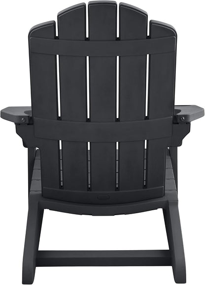 Keter Kiawah Adirondack Chair - Graphite