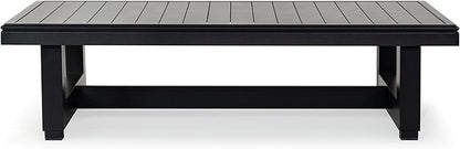 SAFAVIEH Outdoor Couture Collection Montford Black Patio Coffee Table