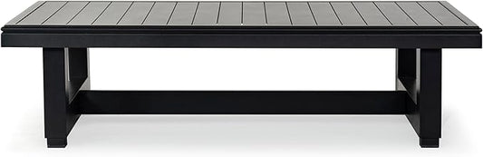 SAFAVIEH Outdoor Couture Collection Montford Black Patio Coffee Table