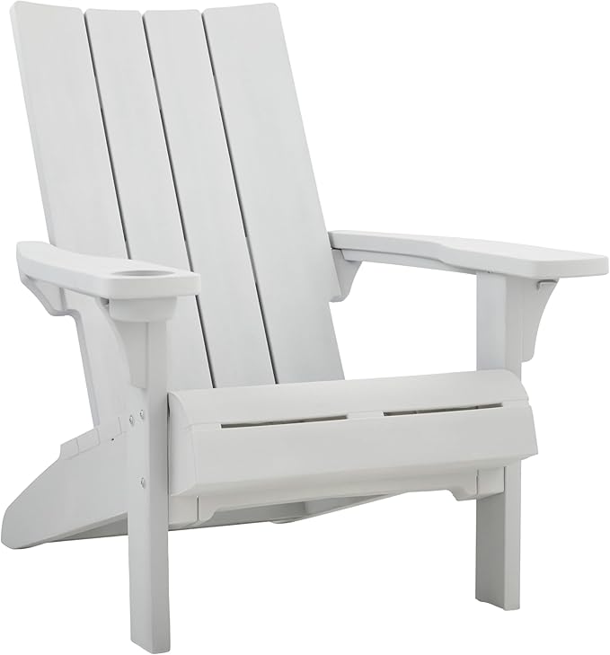 Keter Modern Adirondack Chair - White