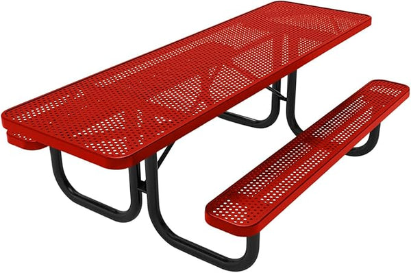 COATEDOUTDOORFURNITURE Coated Outdoor Furniture Heavy-Duty Portable ADA-Compliant Outdoor Picnic Table - Photo 1