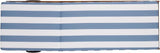 SAFAVIEH Outdoor Patio Furniture Collection - Newport Natural Solid Wood Chaise Lounge Chair with Baby Blue Stripe - Photo 7