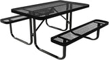 COATEDOUTDOORFURNITURE Heavy-Duty Portable Outdoor Kids Table, Expanded Metal Kids Picnic Table - Photo 1