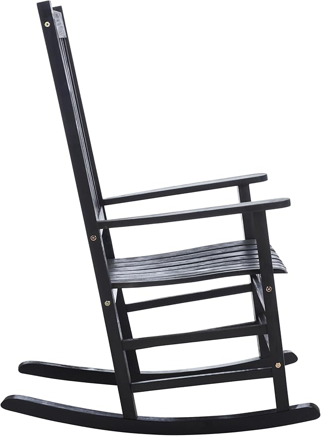 SAFAVIEH Outdoor Collection PAT7002 Chair, Black