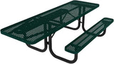Coated Outdoor Furniture Heavy-Duty Portable ADA-Compliant Outdoor Picnic Table - Photo 1