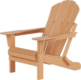 WO Home Furniture Adirondack Chairs Table Set of 3 PCS Outdoor Folding Chairs Coffee Table Weather/UV Resistant for Lawn - Photo 7