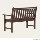 POLYWOOD GNB48MA Vineyard 48" Bench, Mahogany - Photo 5