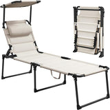 3-in-1 Oversized Sun Tanning Chair with Mat & Face Hole - Photo 1