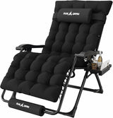 Amopatio Oversized Zero Gravity Chair w/Removable Cushion&Headrest - Photo 1
