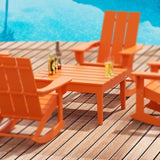 WestinTrends Ashore Outdoor Coffee Table, 32 Inch All Weather Poly Lumber Adirondack Patio Coffee Table Square Low Table - Photo 2