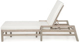 Leisure Zone 5-Position Adjustable Outdoor Chaise Lounge Set of 2 - Photo 7