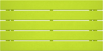 WestinTrends Malibu Outdoor Coffee Table, 35" x 17.5" All Weather Poly Lumber Patio Adirondack Coffee Table for Garden Lawn Porch Balcony, Lime