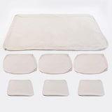 SAFAVIEH Couture Outdoor Collection Montford Beige 3-Seat Bench Casing Upholstery Removable Cover Fabric - Photo 1