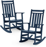 Oversized Outdoor Rocking Chairs Set of 2 - Photo 1
