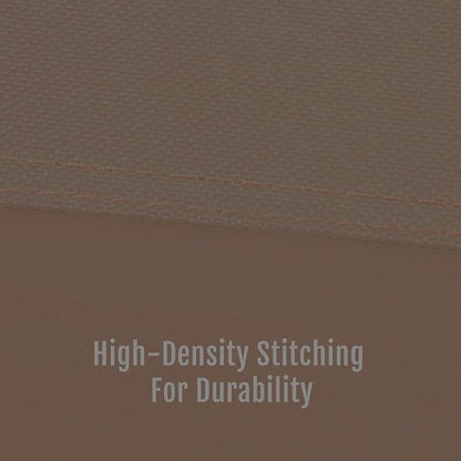 Porch Patio Swing Seat Cover Replacement, 600D Thicken Oxford Waterproof Fabric for Outdoor Garden 2/3 Seater Chair (Coffee, 62.2x20.5x20.5inch)