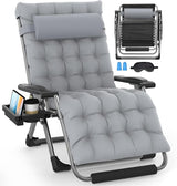 Slendor Oversized Zero Gravity Chairs XXL, 33In Padded Zero Gravity Lounge Chair, Lawn Recliner - Photo 1