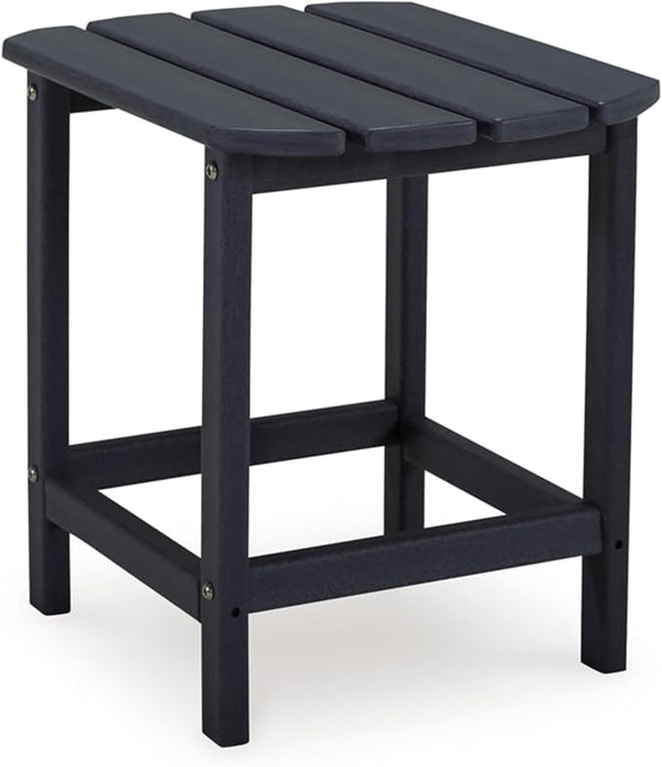 Signature Design by Ashley Sundown Treasure Modern Weather Resistant Outdoor End Table, Black - Photo 1