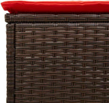 Patio Sun Lounger with Adjustable Backrest, Outdoor Chaise Lounge Chair with Removable Cushion - Photo 9