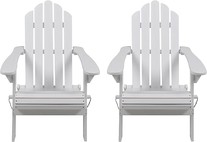 Christopher Knight Home Hollywood Adirondack Chair, White