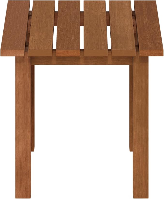 Furinno TIOMAN Patio Table, Outdoor Side Table, Patio End Table, Coffee Table in Teak Oil, for Patio, Garden, Porch - Photo 6