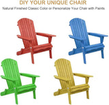 VINGLI Folding Adirondack Chairs Set of 4 Clearance Weather Resistant/Lawn Cheap Fire Pit Highwood Lounge Chairs-Patio - Photo 7