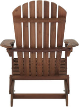 Wooden Folding Adirondack Chair Set of 2, Wood Lounge Patio Chair for Garden Outdoor - Photo 7