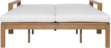 Outdoor Double Lounge Chair with 5-Position Adjustable Backrest for Each Seat - Photo 9