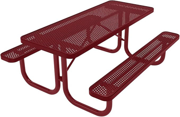 COATEDOUTDOORFURNITURE Heavy-Duty Portable Outdoor Picnic Table - Photo 1