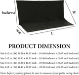 2/3 Seat Patio Swing Cover Chair Bench Replacement Covers Waterproof Heavy Duty Swing Seat Cover - Photo 2